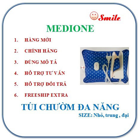 Túi Sưởi Đa Năng Thiên thanh- Medione cao cấp HƯỚNG DƯƠNG -Size s/M/L