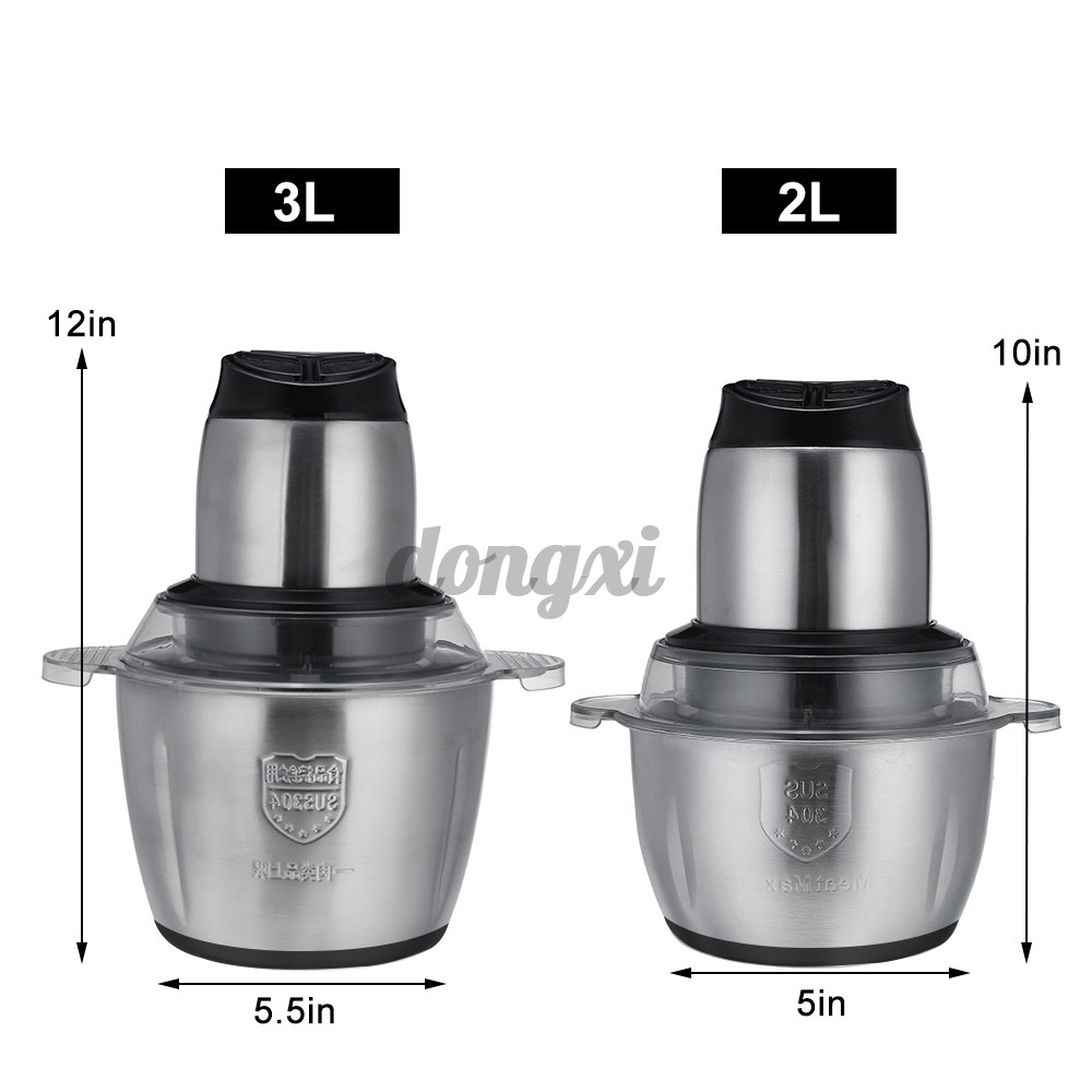 Máy Xay Thịt Bằng Điện 500w 2l / 3l Electric Meat Grinder Food Grinder