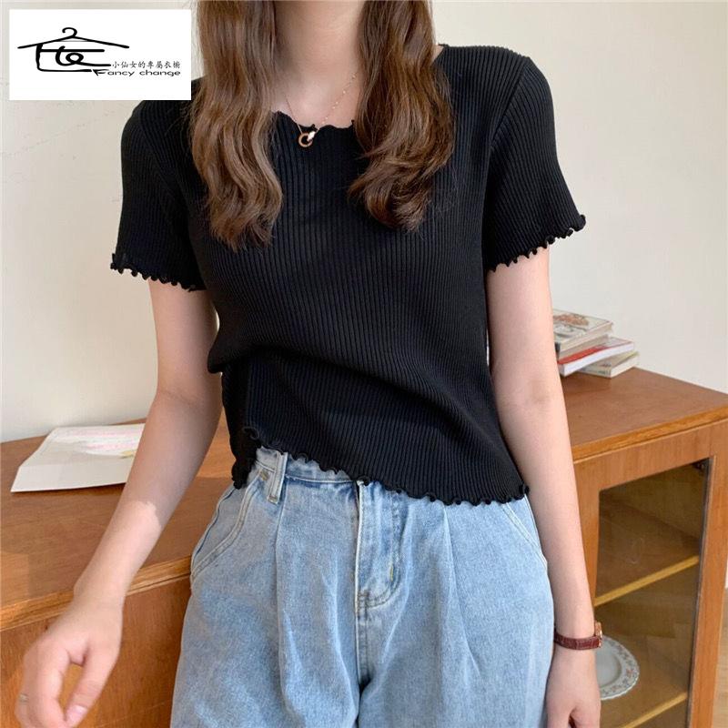 Áo Thun Tay Ngắn Dáng Ôm Thời Trang Mùa Hè Phong Cách Mới Dành Cho Nữ