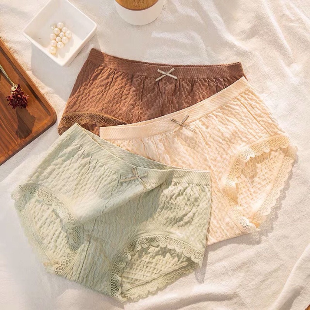 Quần lót nữ cotton kháng khuẩn nhăn đẹp 556