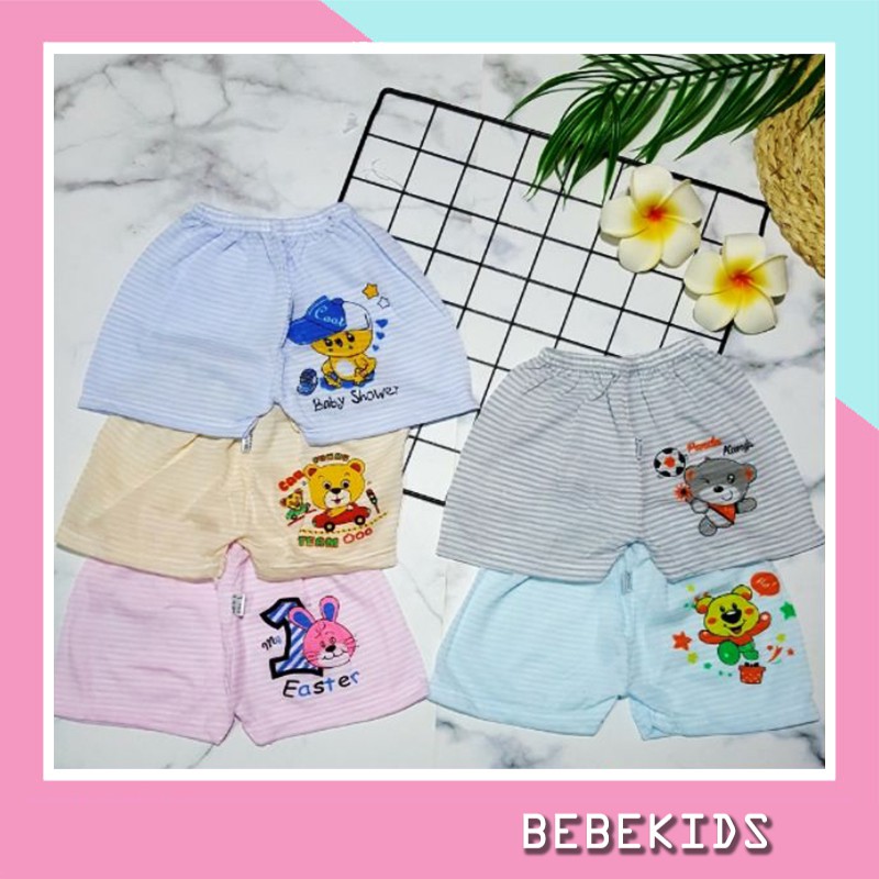 [Sét10] Quần đùi chục Catter cotton kẻ ngang cho bé trai/gái - Quần chục cho bé mặc mùa hè rất thoáng mát