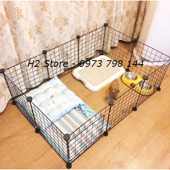 LƯỚI QUÂY CHUỒNG CÚN, MÈO, THỎ BẰNG SẮT THÉP ĐA NĂNG Size 35x35 và 35x45 (tùy ý thiết kế)