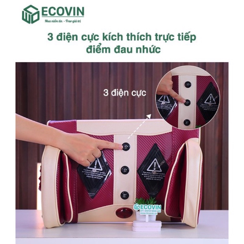 Máy Massa thắt lưng, cột sống, có túi khí rung trị đau lưng, eo, massa chân BM-L67