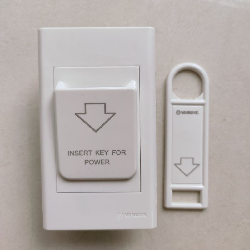 Bộ chìa khóa ngắt điện 20A có đèn báo - chìa khóa kiểu B Sino S18KT+SKTB dòng S18