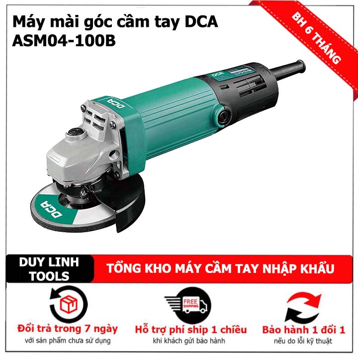 Máy cắt mài góc cầm tay Thương hiệu DCA Mã ASM04-100B ( Chính Hãng)