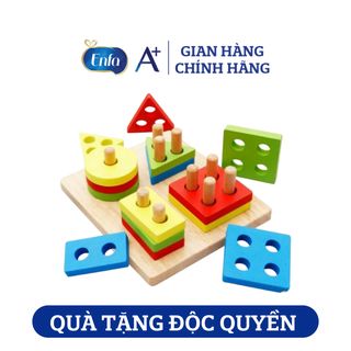  Đồ chơi thông minh hình khối gỗ