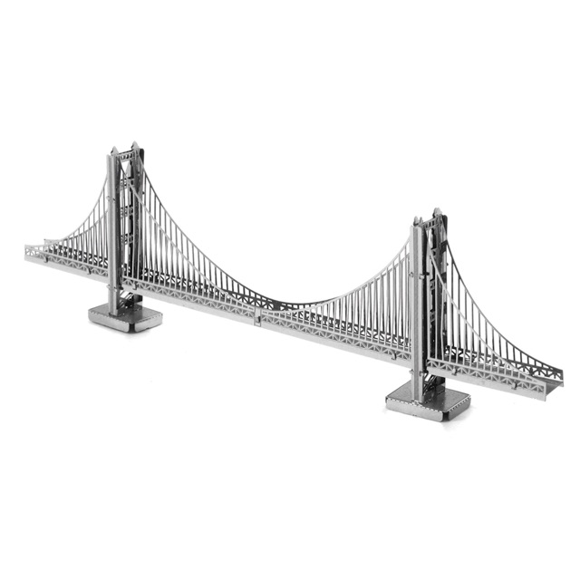 MÔ HÌNH 3D KIM LOẠI đồ chơi xếp hình Golden Gate Bridge, đồ chơi lắp ráp