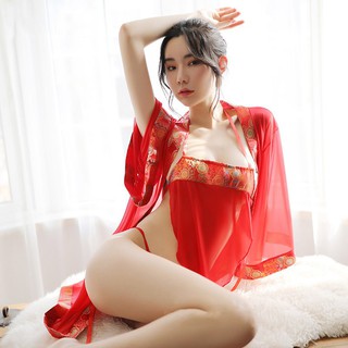 Đầm ngủ đẹp 🍍FREE SHIP🍍
 Yếm ngủ sexy tặng kèm áo choàng