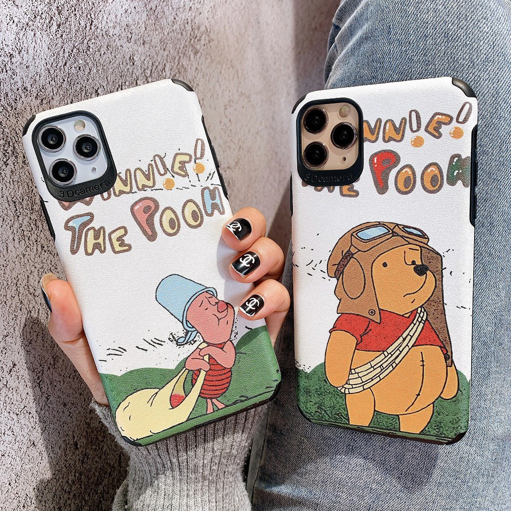 Ốp Lưng Da IMD Winnie The Pooh - R124