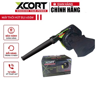 Máy hút thổi bụi cầm tay XCORT 650W Model XQF01-650 Thổi hút bụi 2 trong 1 Kèm túi bụi