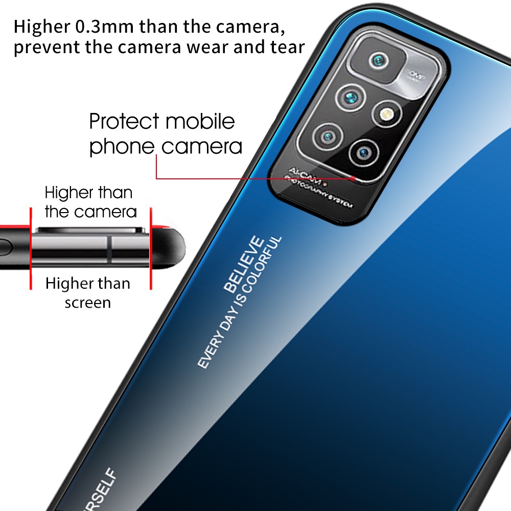 Ốp Điện Thoại Kính Cường Lực Chống Sốc Cho Xiaomi Redmi Note 11 11s 11Pro Note11 Pro Note11Pro + plus Global 4G 5G