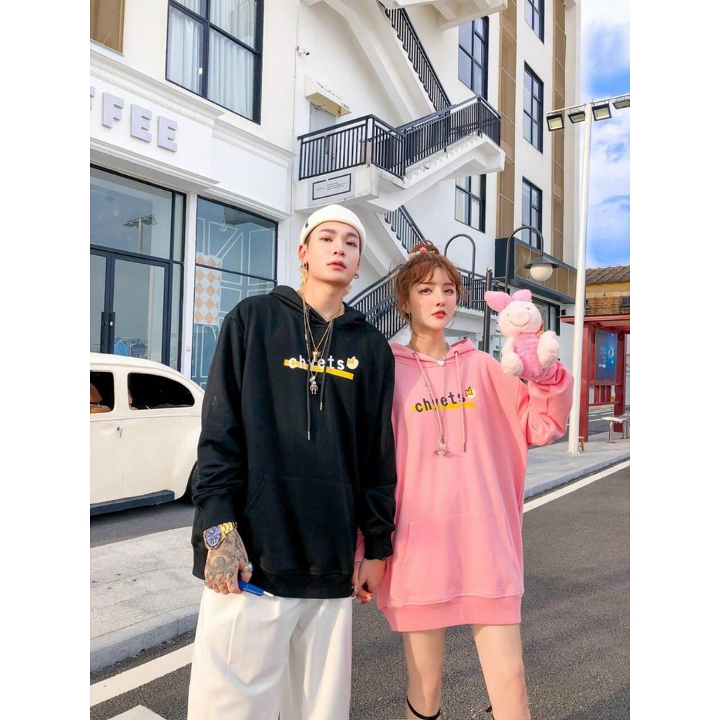 Áo khoác, áo hoodie unisex nam nữ nỉ ngoại chyets logo lưng có túi dễ thương năng động thời trang học đường | BigBuy360 - bigbuy360.vn