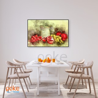 Tranh treo tường canvas- tranh hoa quả