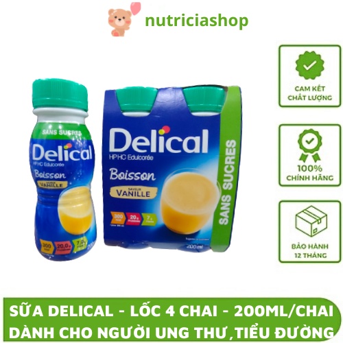 Sữa Delical Sản phẩm cho người ung thư vị vani