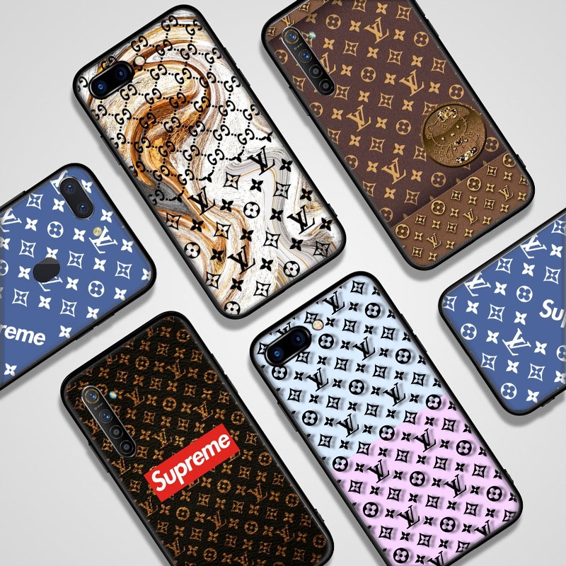 Ốp Điện Thoại Silicon Mềm Họa Tiết Lv Cho Realme C2 C3 C11 C12 C15 C17 C20 C21 C25