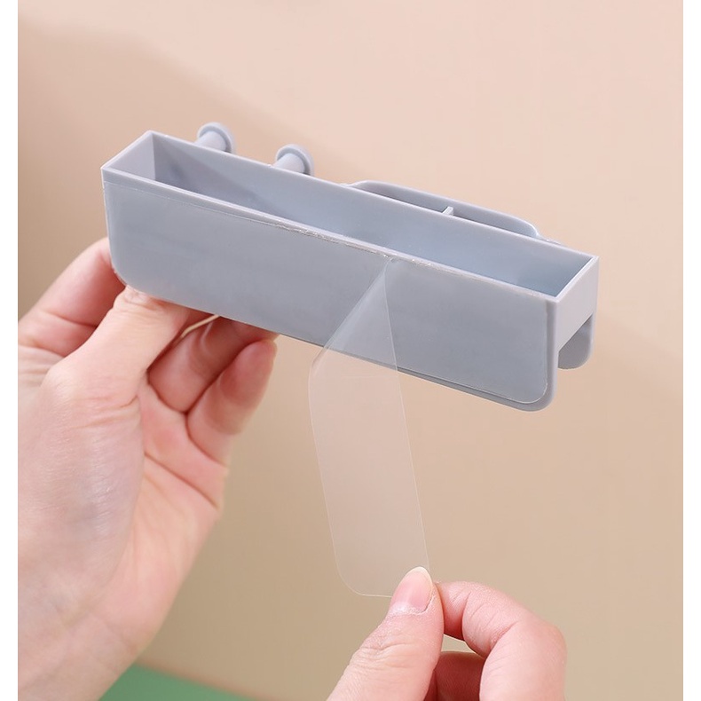 Giá đỡ điện thoại phích cắm dán tường thông minh 3 in 1