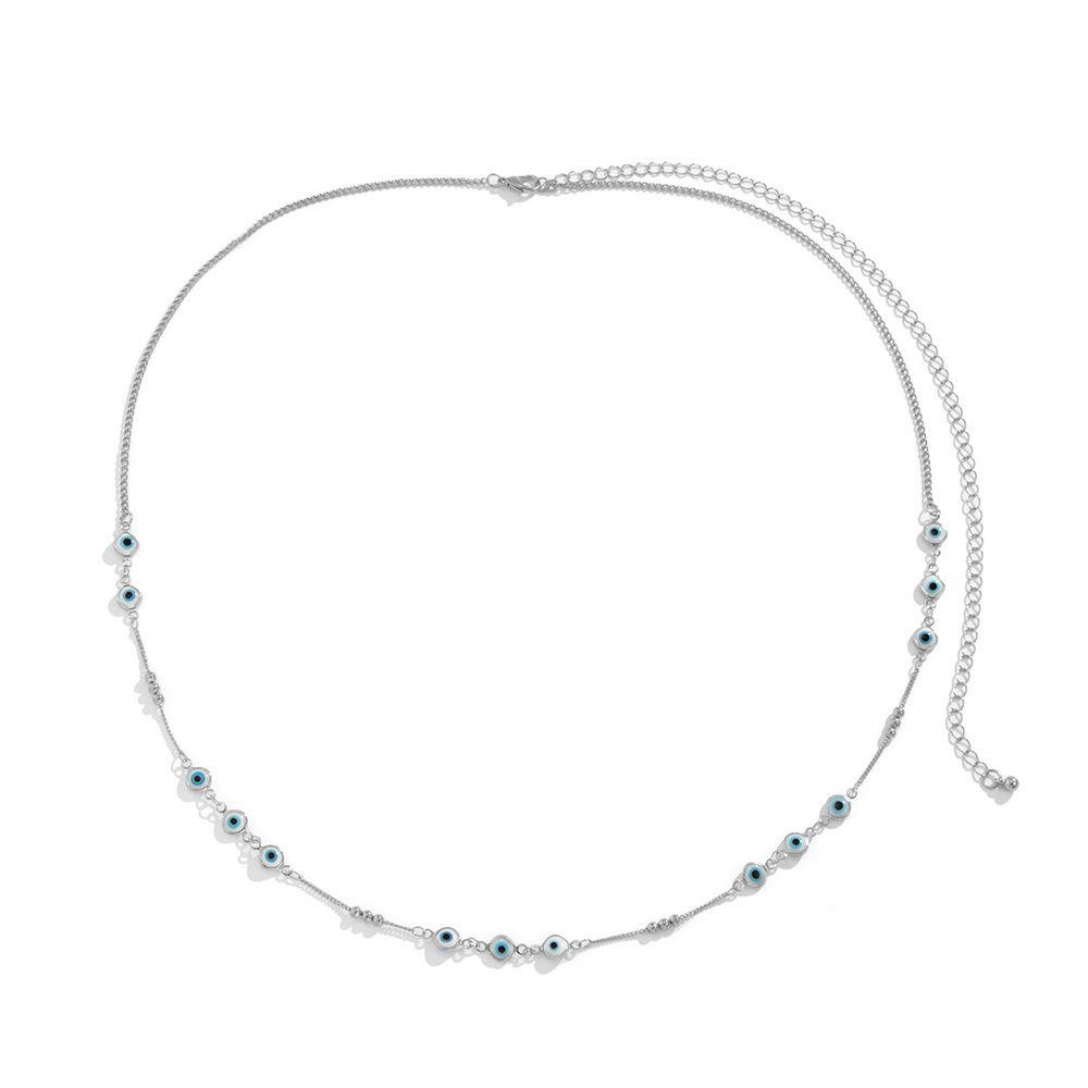 Chuỗi Dây Đeo Thắt Lưng Trang Trí Hình Mắt Quỷ 1 Thời Trang Đi Biển Quyến Rũ