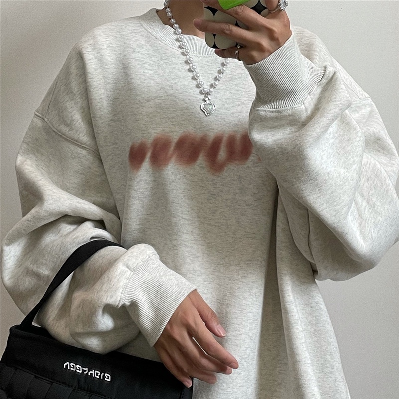 NRVP Áo Hoodie Dáng Rộng Thời Trang Hàn Quốc 2022 Dành Cho Nữ