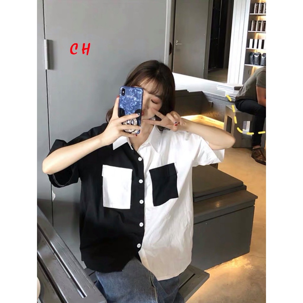 ÁO SƠ MI PHỐI THÂN 2 TÚI NGỰC_CH4752