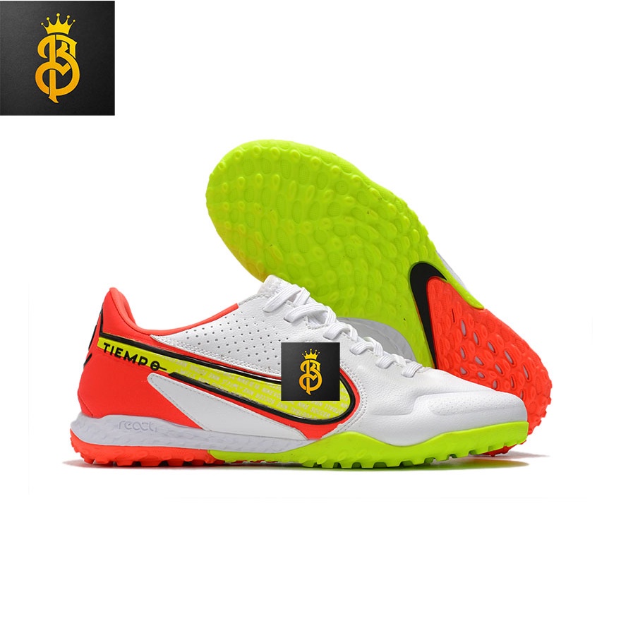 [Tặng Túi Rút,Tất,Vớ Cao Cấp]Giày Đá Bóng, Giày Đá Banh Sân Cỏ Nhân Tạo React Tiempo Legend 9 Pro TF Polkadot