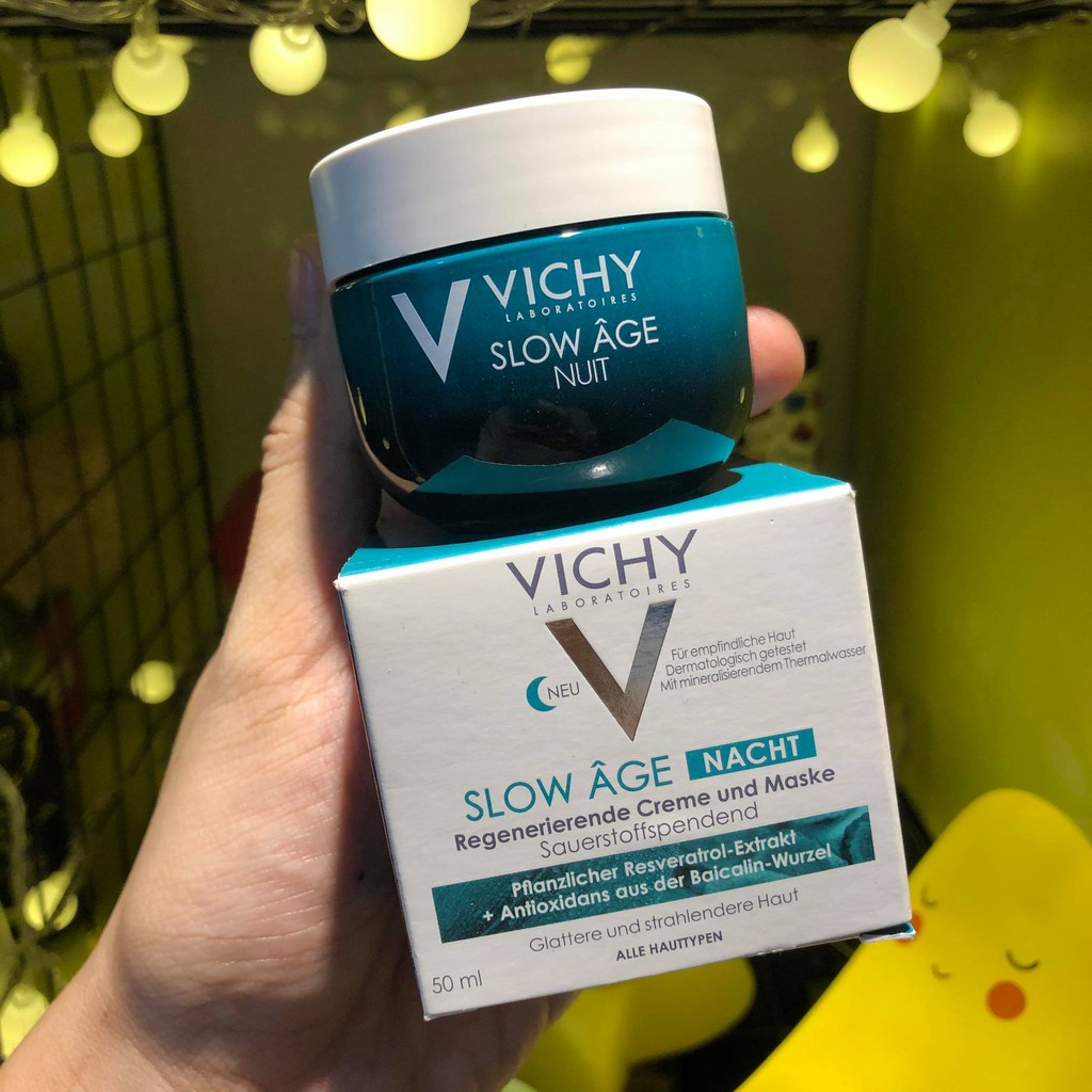 Kem dưỡng ban đêm VICHY SLOW AGE mặt nạ ngủ cho tươi trẻ chống lão hóa