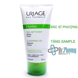 Sữa rửa mặt uriage dành cho da dầu, da mụn 150ml
