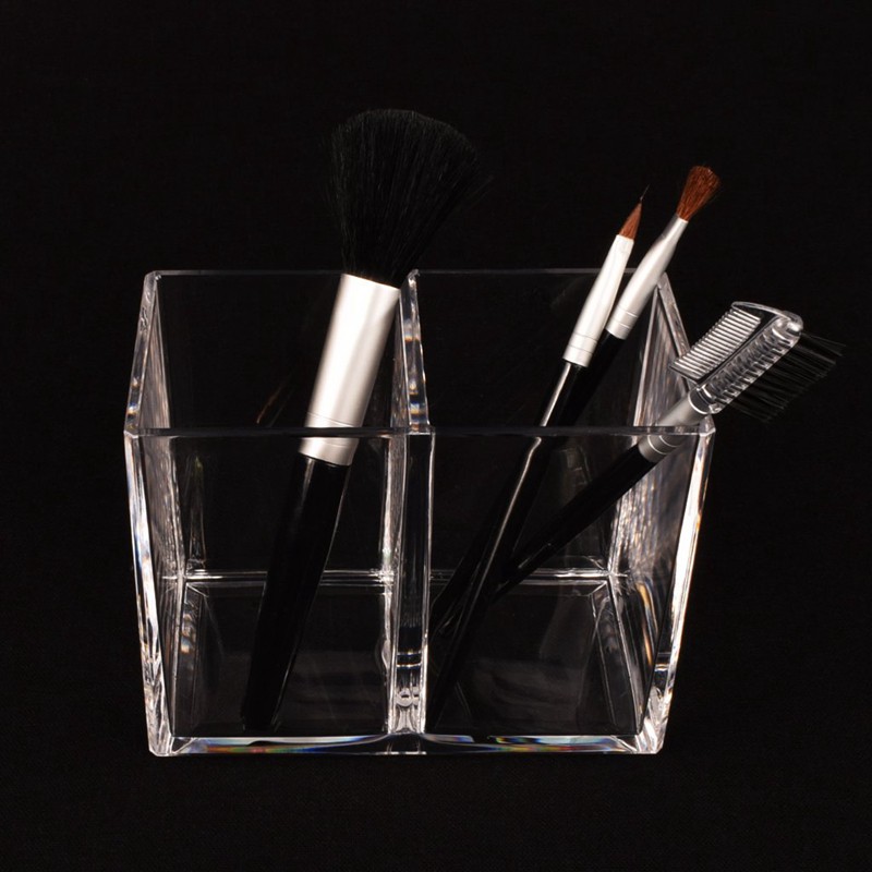 Khay cắm bút bằng nhựa acrylic trong suốt tiện dụng dễ dùng