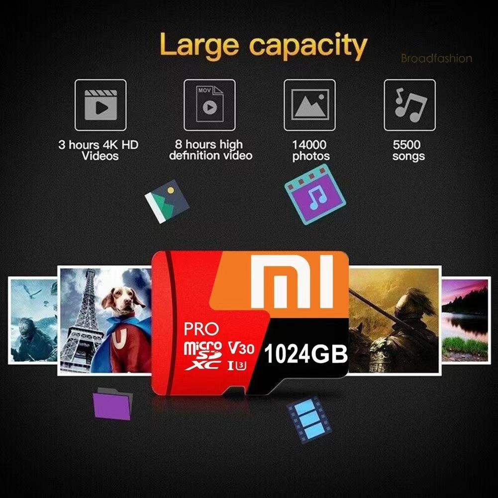 Thẻ Nhớ MicroSD XIAOMI spot 1TB 128GB 512GB 256GB