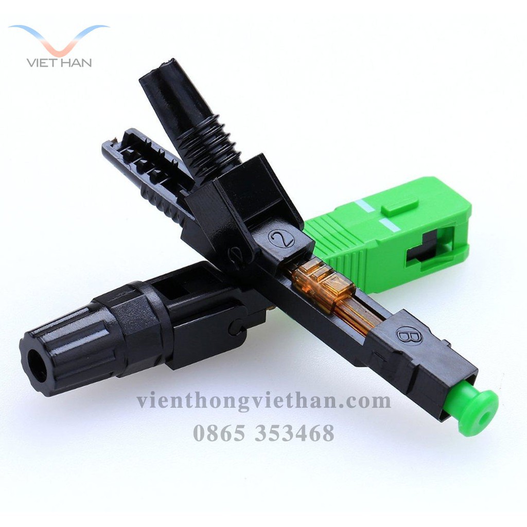 Đầu kết nối nhanh Fast Connector SC/APC vỉ 10c