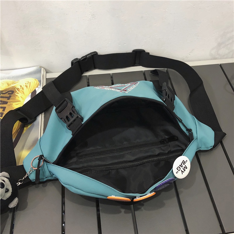 Túi Đeo Chéo Vai Bằng Nylon Sức Chứa Lớn Thời Trang Hàn Quốc Dành Cho Nam