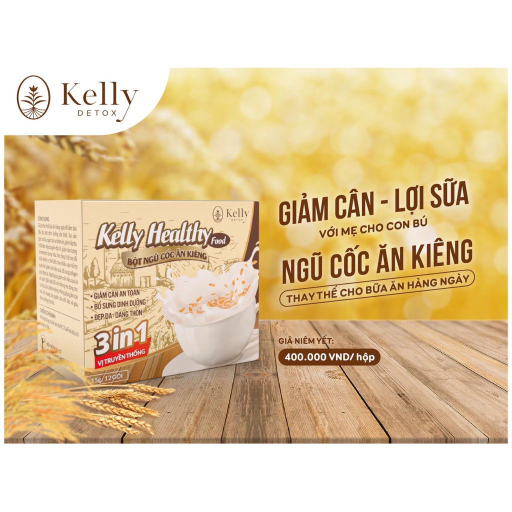 Combo 2 Trà Detox Kelly (Đào , Bí Đao ,Xoài , Ngũ Cốc , Matcha) Đánh Bay Mọi Mỡ Thừa