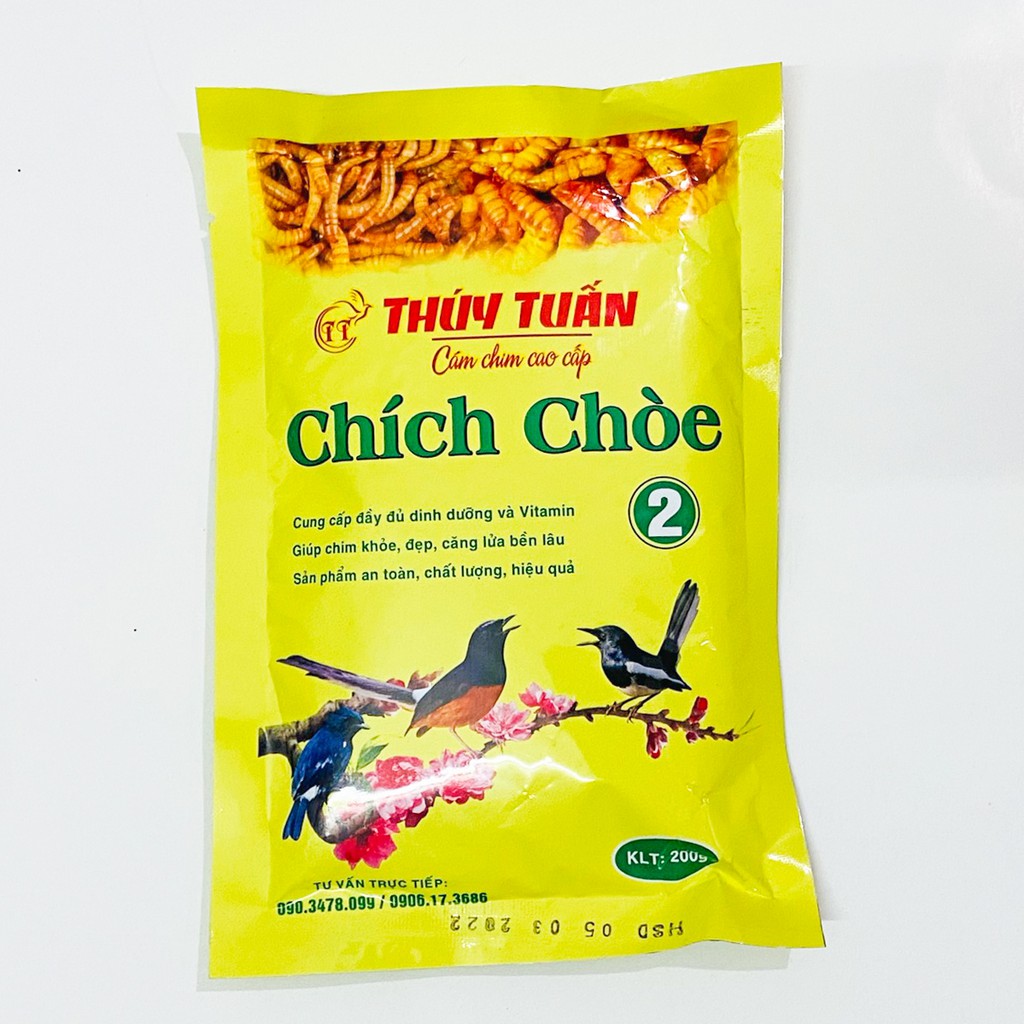 Cám chim chich chòe Thúy Tuấn số 2 cao cấp gói 200gram