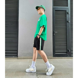 Quần short thun thể thao nam d2store / quần đùi nam phối sọc shqlt04nk