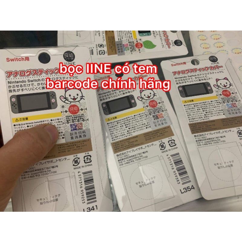 Tiến xíu Núm bọc cần Joycon Nintendo Switch 70 mẫu khác nhau đủ hình zelda mario chân gấu iine IINE
