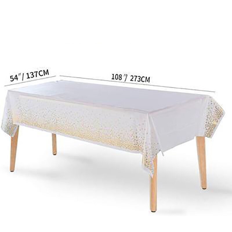 Khay Giấy Dùng Một Lần Họa Tiết Chấm Bi Màu Vàng Đồng Trang Trí Tiệc Sinh Nhật / Tiệc Em Bé