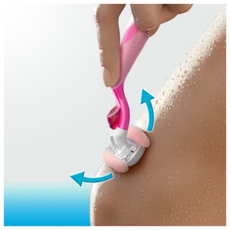 Bộ 2 dao cạo cho nữ có đầu bơ gillette Venus comfortglide white tea venus spa 3 blades