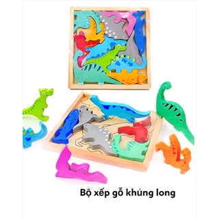 Tranh ghép gỗ cho bé nhiều chủ đề