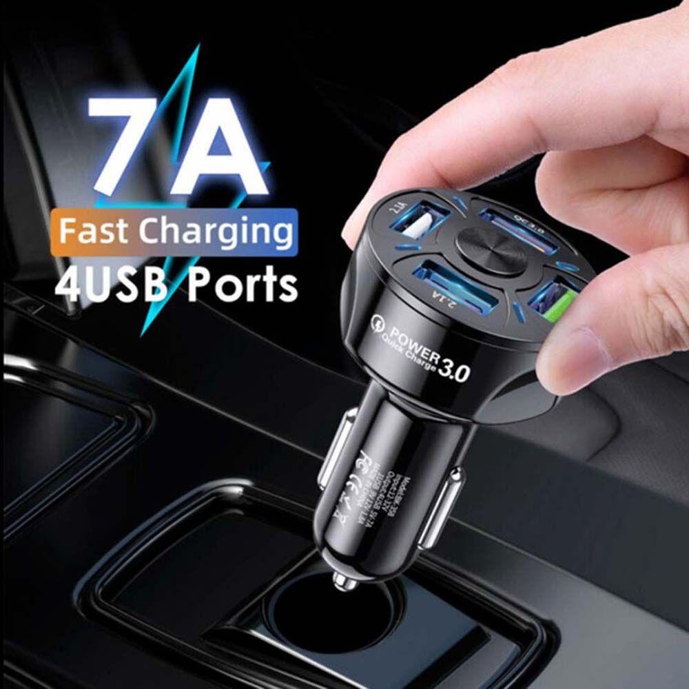 Cục Sạc Nhanh Bằng ABS Thông Dụng Cho Xe Hơi DARNELL