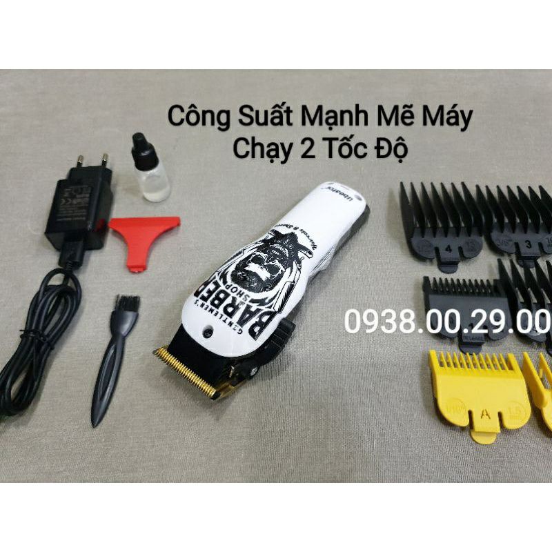 Tông Đơ Cắt Tóc Barber Shop Ubeator Chính Hãng 2 Tốc Độ Công Suất 15w.
