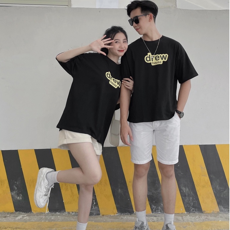 Áo thun form rộng nam nữ Fmstyle tay lỡ Unisex chất cotton 2 chiều cao cấp không bị nhão thoáng mát mùa hè 205290011