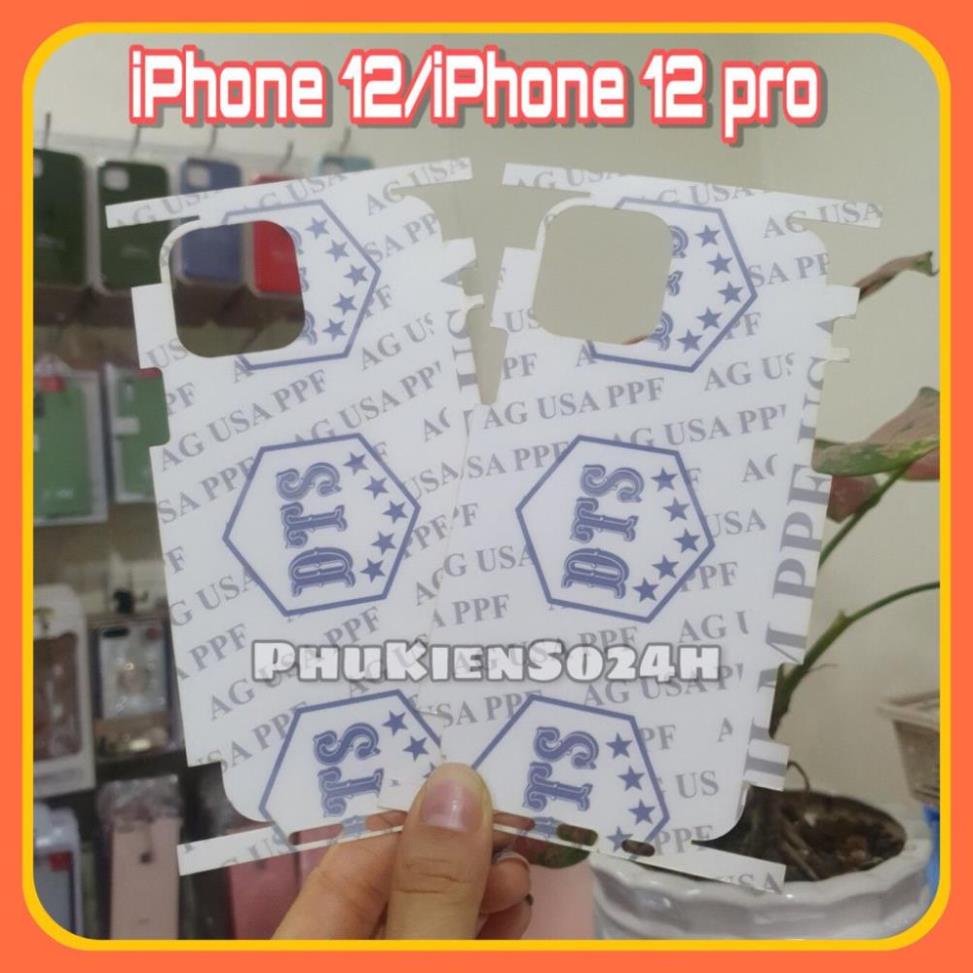 Miếng dán PPF Mỹ Xịn Full viền mặt sau cho iPhone 13pro / 13 pro max