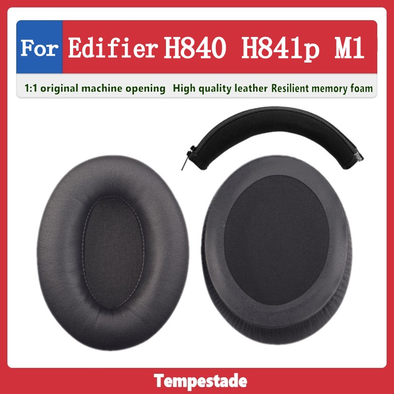 Ốp Bọc Đầu Tai Nghe Bằng Da Cho Edifier H840 H841p Snake Saint M1