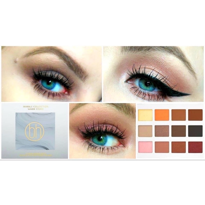 Bảng phấn mắt BH cosmetics Marble Collection warm stone