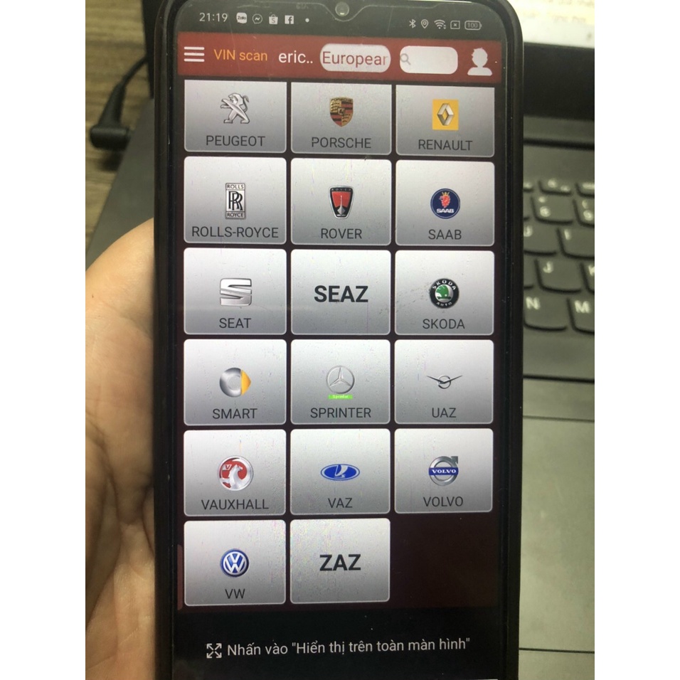 Giắc chẩn đoán Thinkdiag X431 firmware unlocked cho gara ô tô