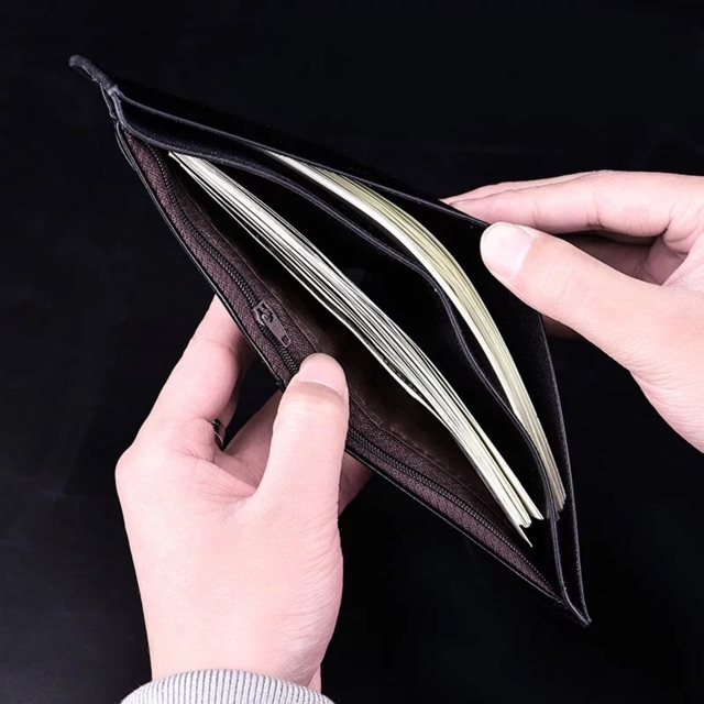 Bóp Ví Da Nam Thiết Kế Thời Trang Da PU Cao Cấp Chống Nước Menben