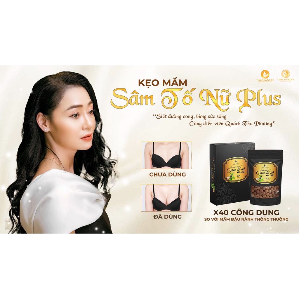 Kẹo Mầm Sâm Tố Nữ Thảo Mộc 37 - Mẫu mới, Giá sỉ