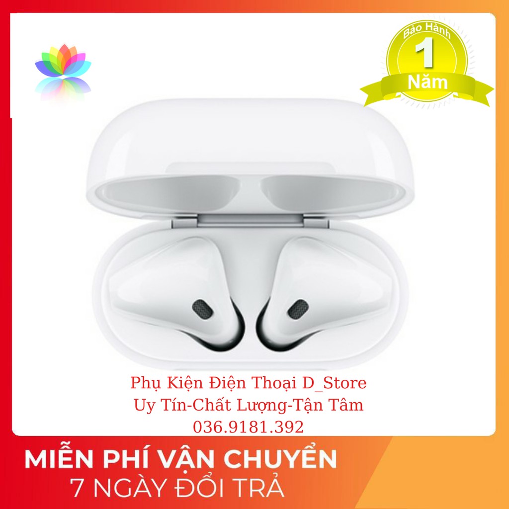 [AIRPODS 2] Tai nghe AirPods 2_Tai nghe Bluetooth_Tự Động Kết Nối - Định Vị Đổi Tên - Bảo hành 6 tháng | BigBuy360 - bigbuy360.vn