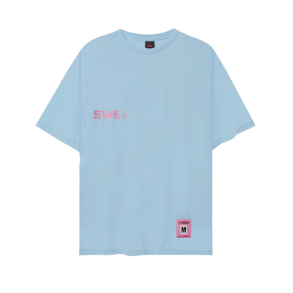 ÁO THUN SWE BIG LOGO MOZZIE tee 3 màu đen / xanh / trắng unisex streetwear local brand