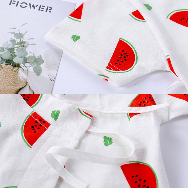 Áo liền quần tay ngắn vải cotton mềm mại thời trang mùa hè cho bé sơ sinh