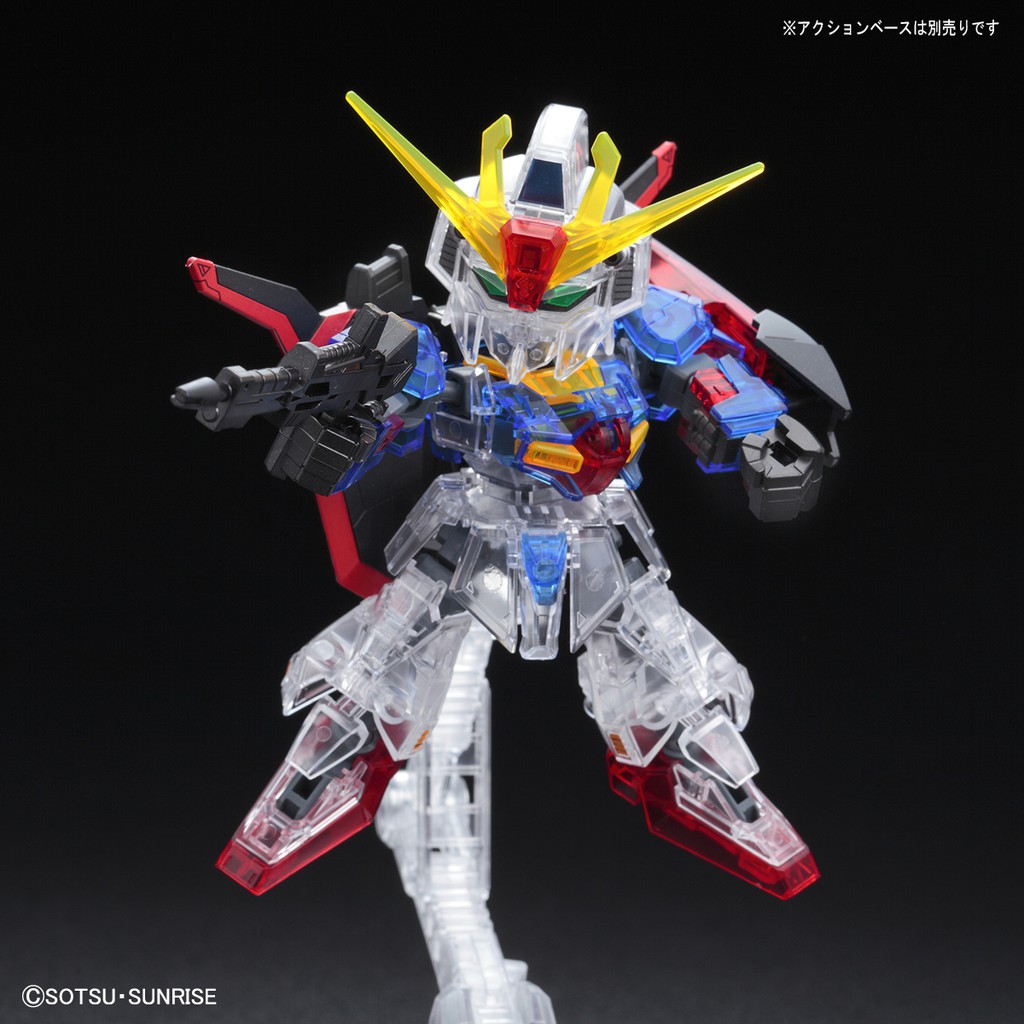 Mô Hình Gundam SD Zeta Clear Color Bandai SDCS Cross Silhouette Đồ Chơi Lắp Ráp Anime Nhật